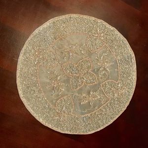 Handmade Indian Silk Table Doilies